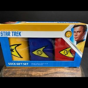 Star Trek Men's Sock Boxed Gift Set - 3 crew socks
